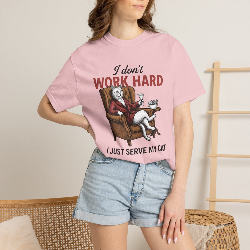 Cat Lounge Chair Shirt Satire Unisex Gift Nostalgic Tee product image 12