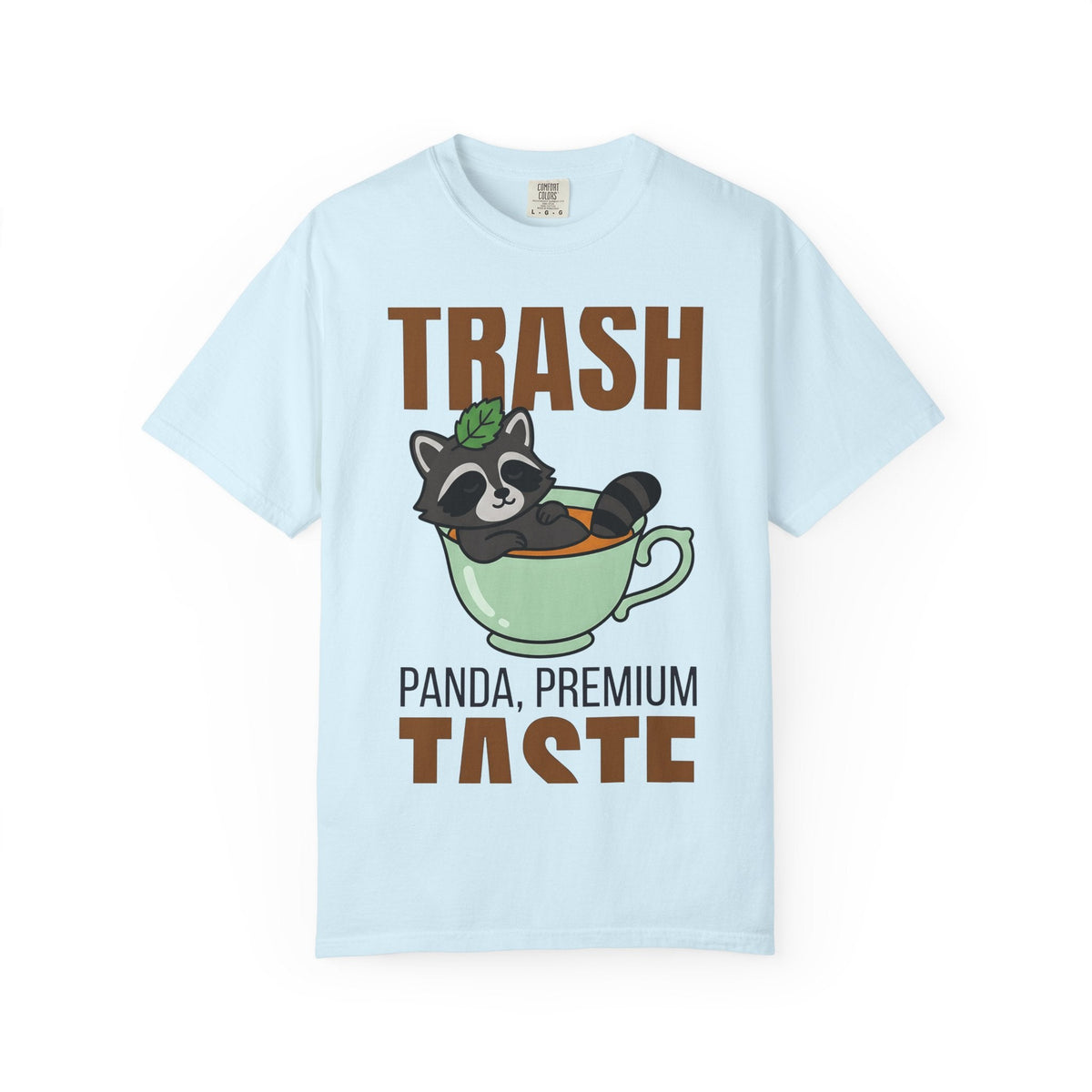 Raccoon Tea Cup Shirt Animals Cappuccino Unisex Gift Playful Tee Trash Panda