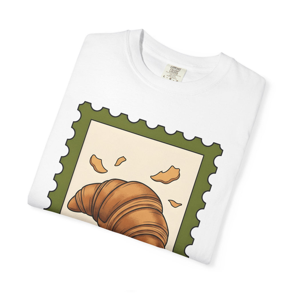 Croissant Shirt Desserts Pastries Unisex Gift Cartoon Tee product image 5