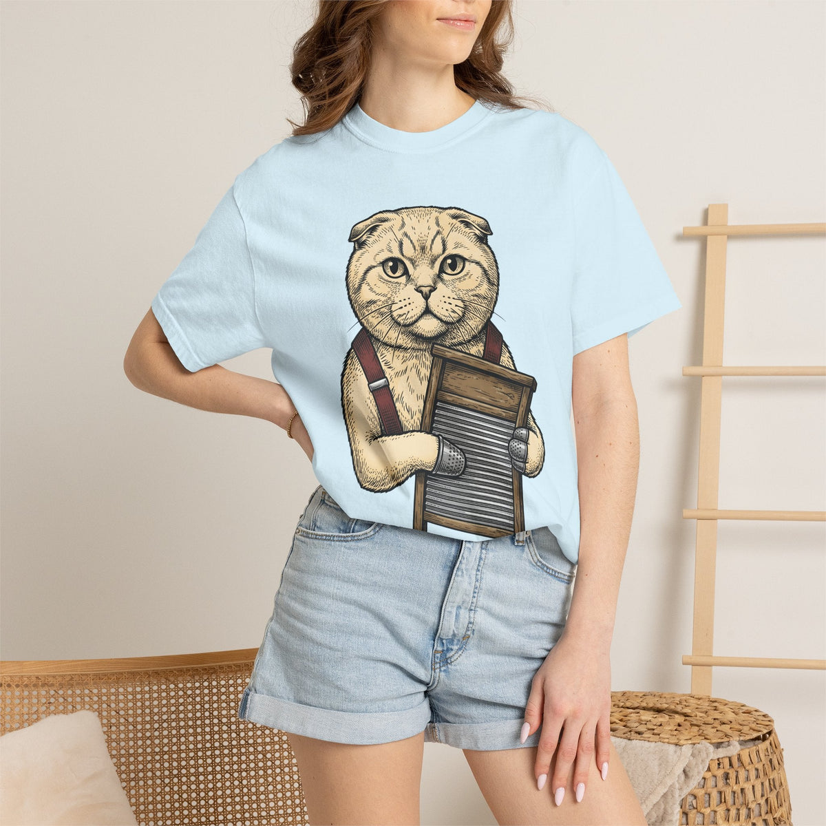 Scottish Fold Pussycat Shirt Cat Musical Items Unisex Gift product image 9