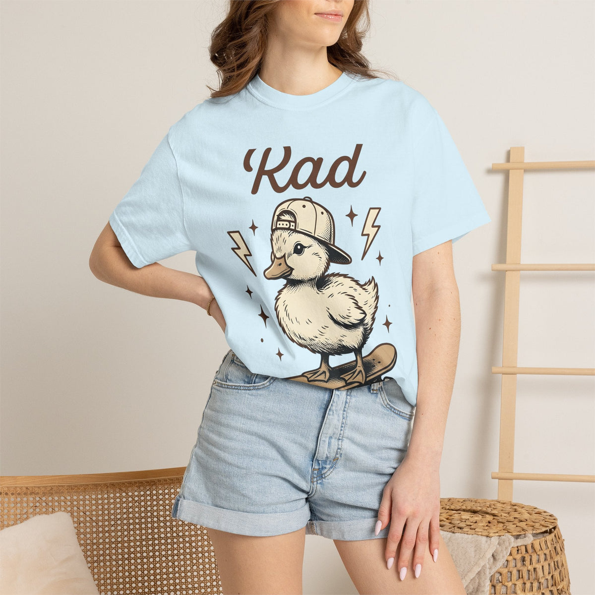 Duck Skateboard Shirt Easter Animal Unisex Gift Hand Drawn product image 9
