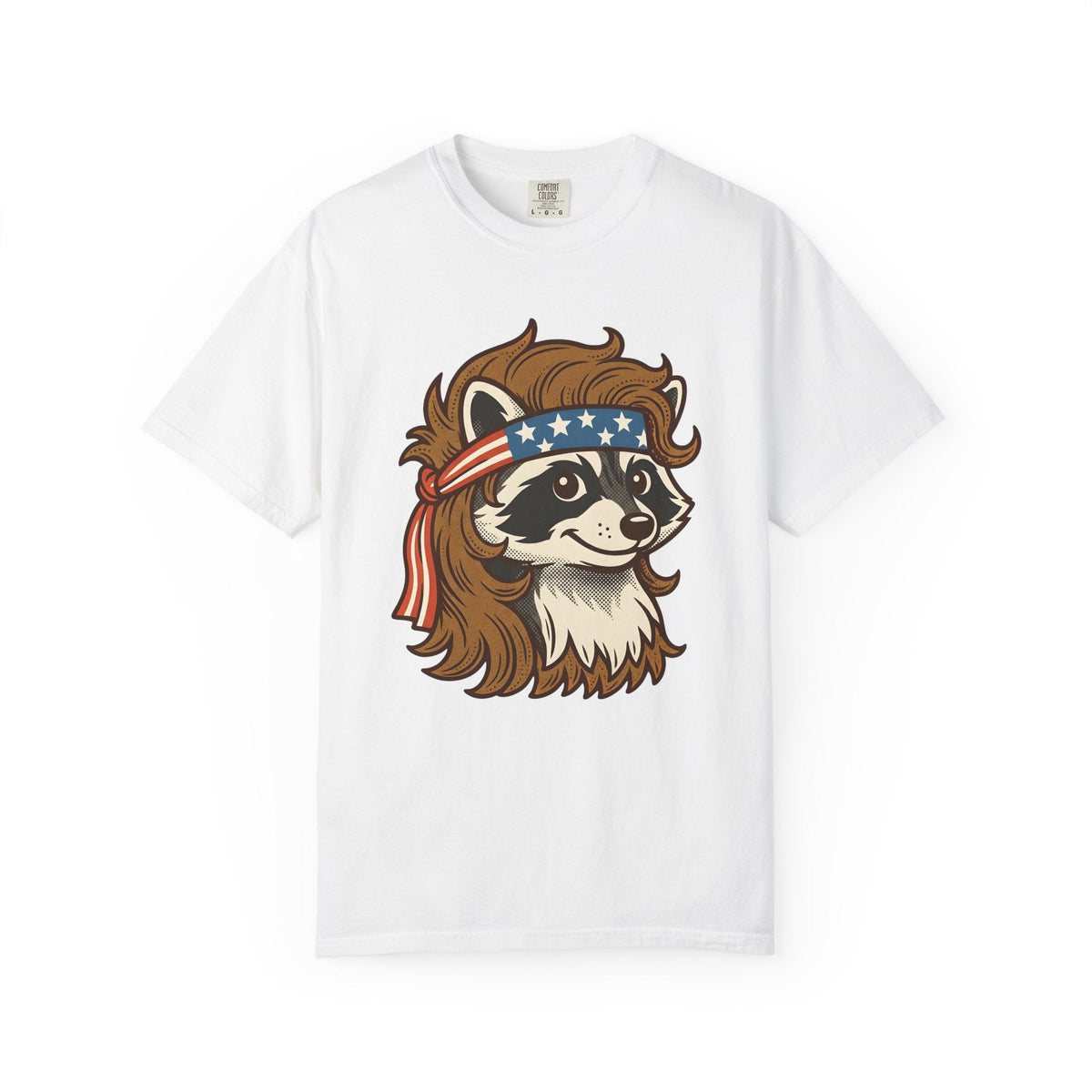 Raccoon Head Wrap Shirt America 4Th Of July Creature Unisex product image 1