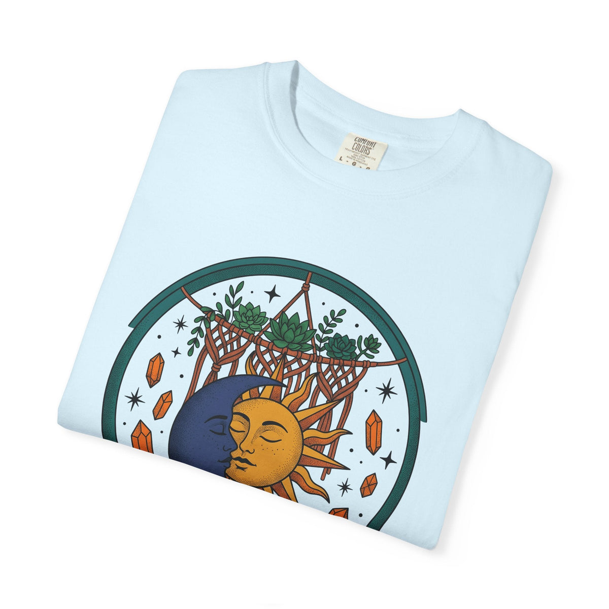 Sun Moon Print Shirt Boho Chic Constellation Gift Women product image 8