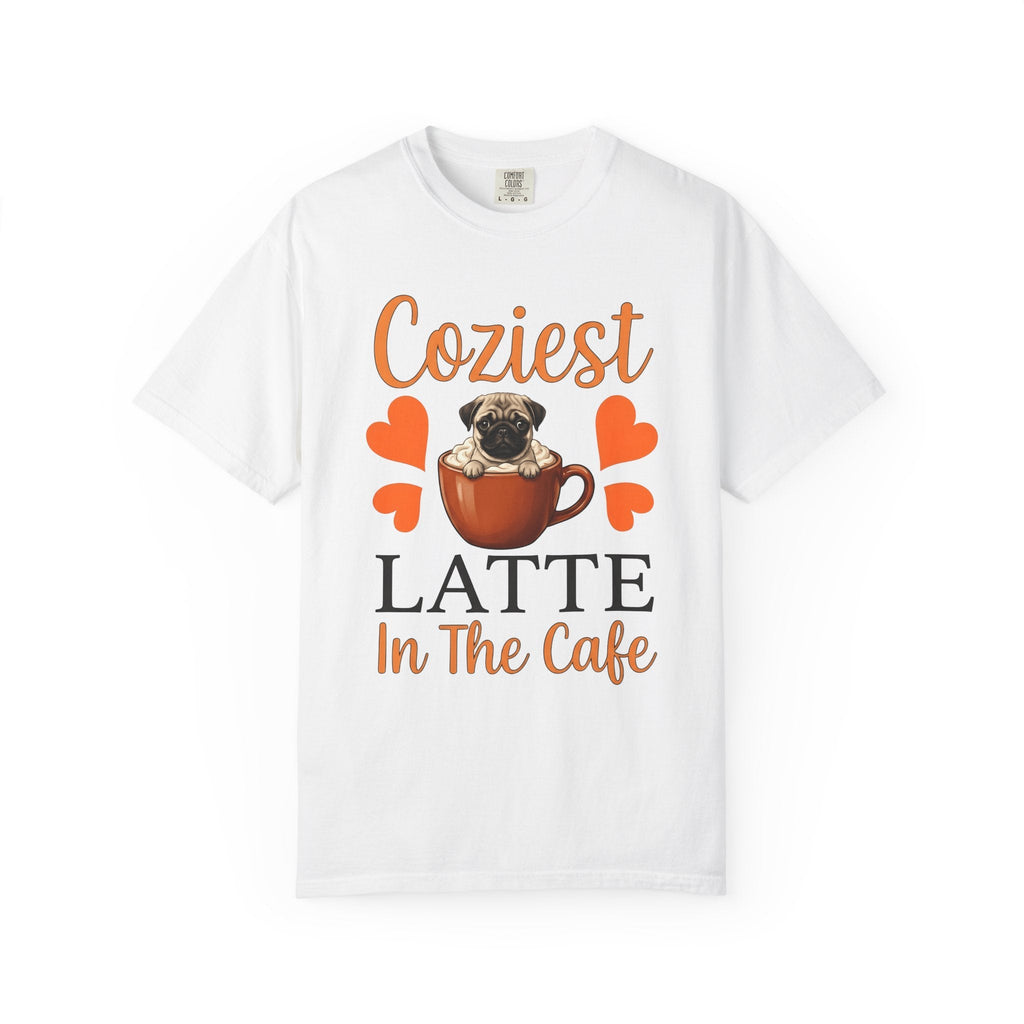 Pug Coffee Cup Shirt Dog Coffee Unisex Gift Cute Tee Coffee Mug T-Shirt Dog Fan