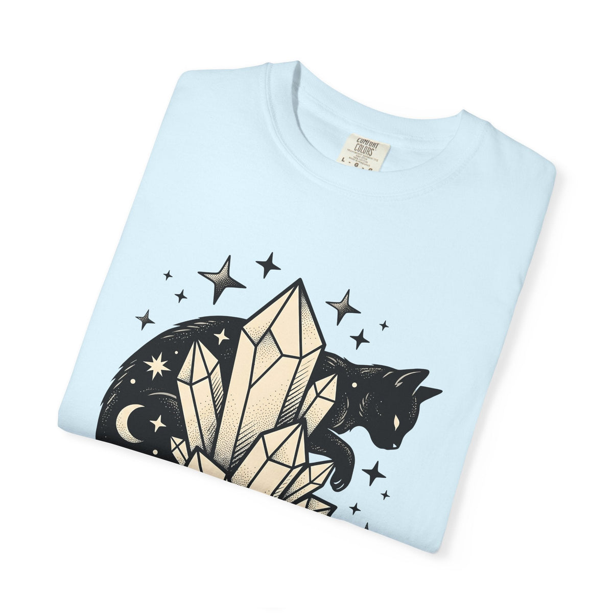 Black Cat Crystal Shirt Alternative Unisex Gift Witchy Tee product image 8