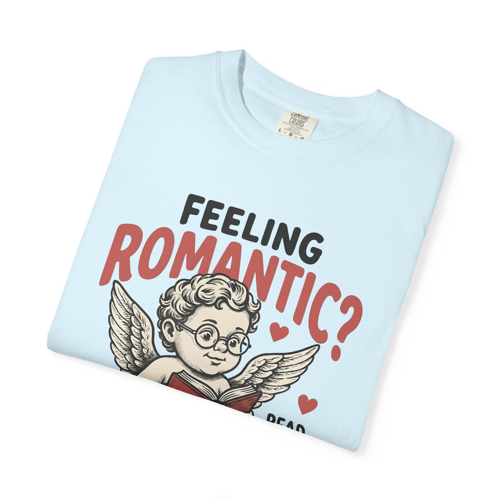 Cupid Reading Shirt Valentines Day Book Unisex Gift Vintage product image 8