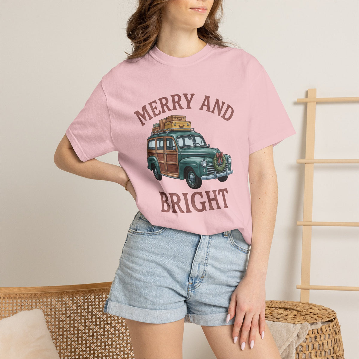 Antique Vehicle Shirt Christmas Winter Unisex Gift Line Art product image 12