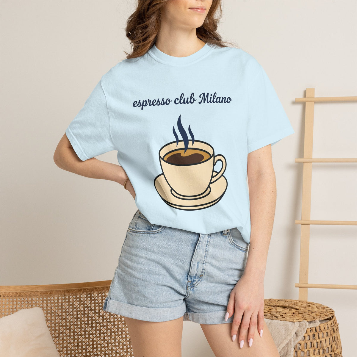 Coffee Cup Shirt Coffee Foodie Unisex Gift Minimalist Tee Mug T-Shirt Coffee Fan