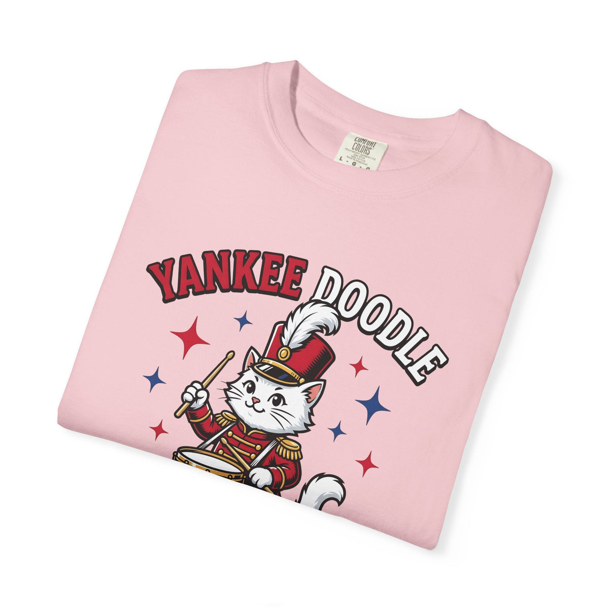 Music Cat Shirt Flag Unisex Gift Hand Drawn Tee Kitty product image 11