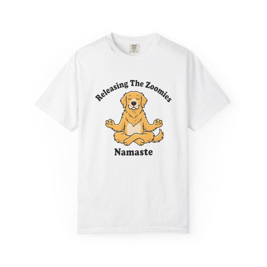 Zen Dog Shirt Yoga Fitness Unisex Gift Illustration Tee product image 1