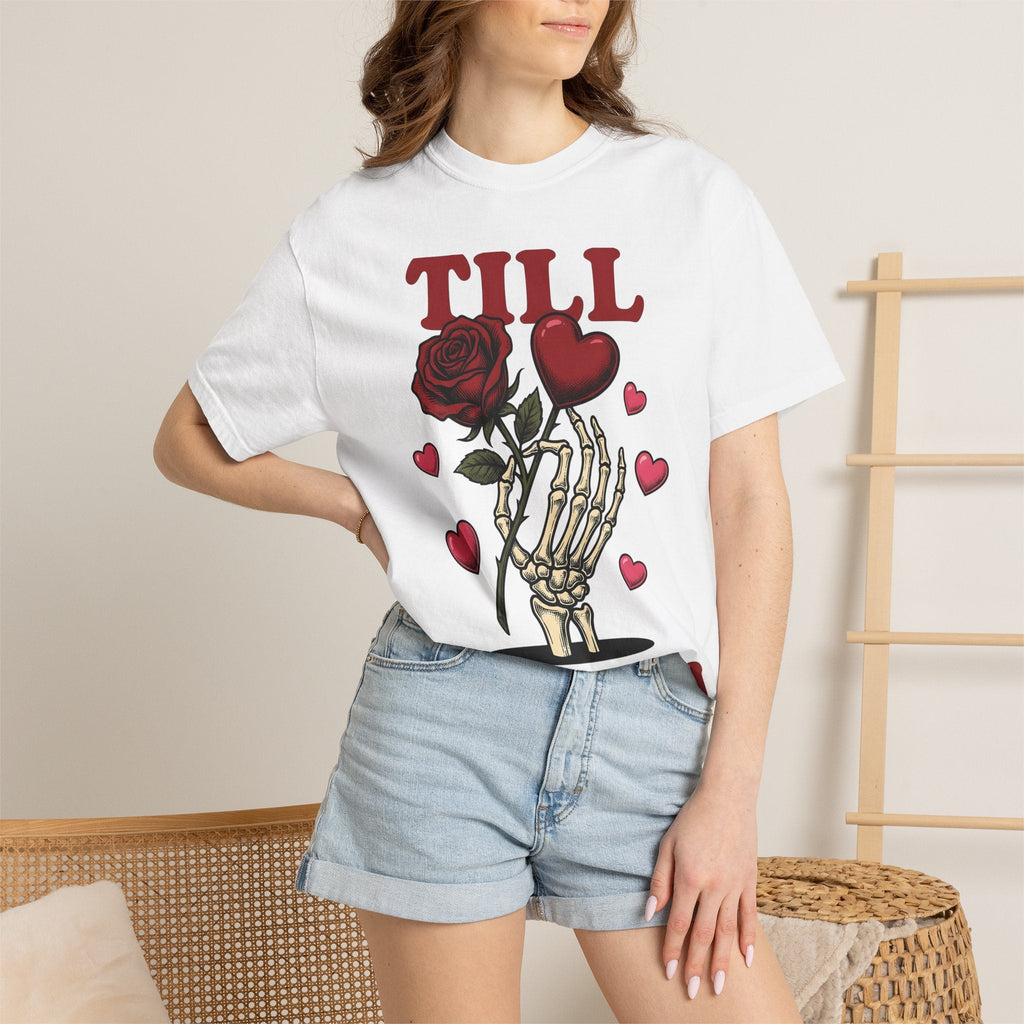 Skeleton Fingers Rose Shirt St. Valentine's Day Macabre product image 7