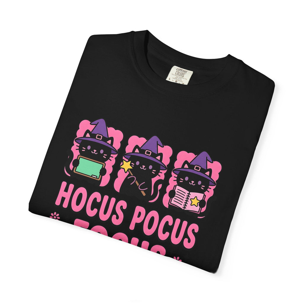 Witch Cat Shirt Teachers Halloween Gift for Women Kawaii product image 15