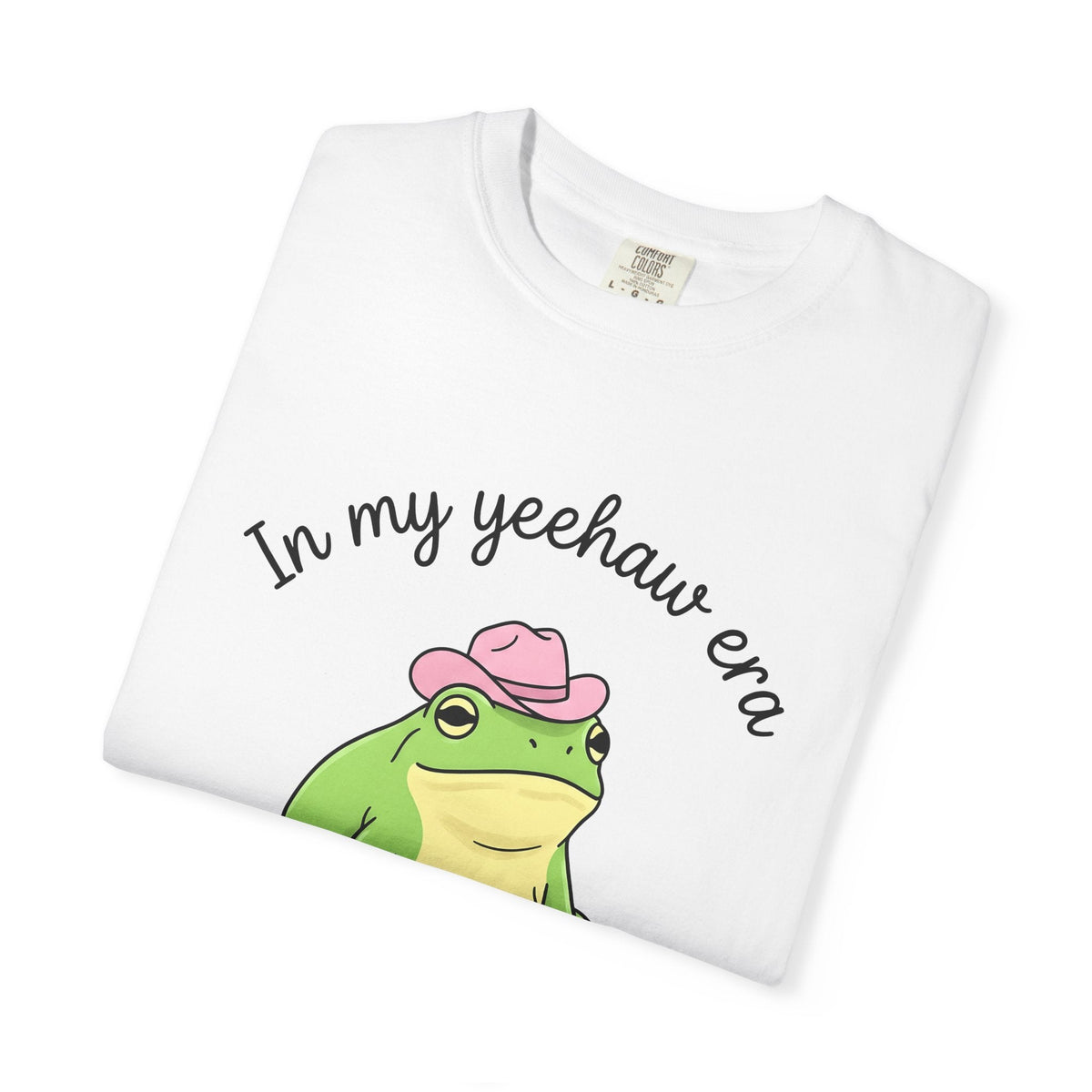 Frog Cowboy Hat Shirt Funny Wildlife Unisex Gift Caricature Tee Toad T-Shirt