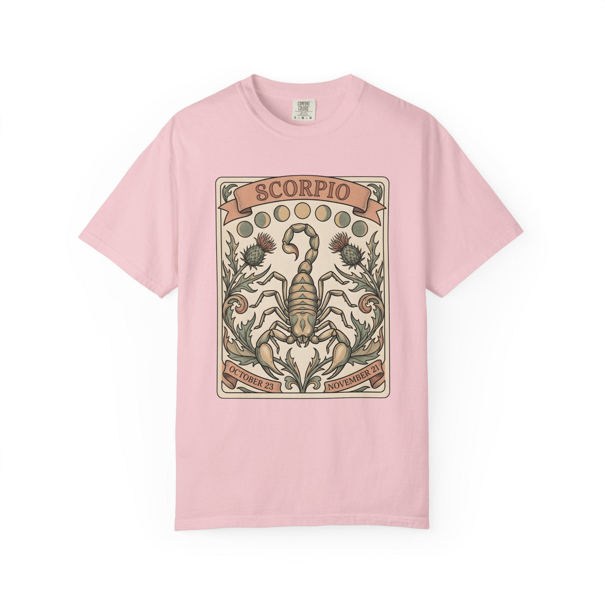 Scorpio Sign Shirt Boho Chic Horoscope Gift Women Retro Tee product image 3