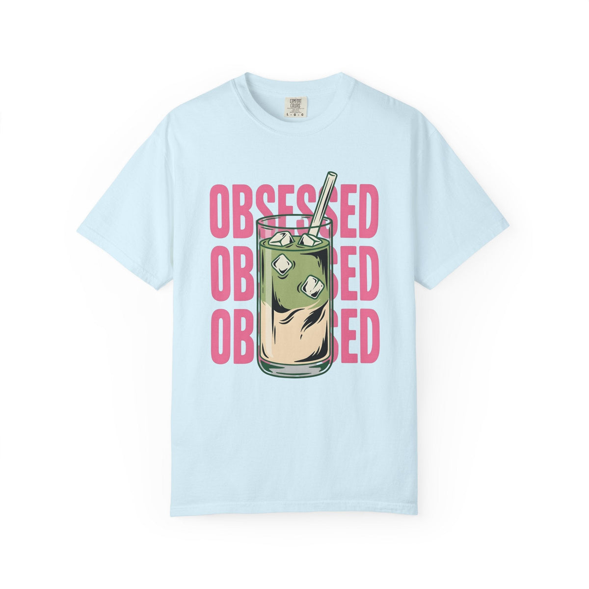 Iced Matcha Latte Shirt Drinks Foodie Gift Women Pop Art product image 2