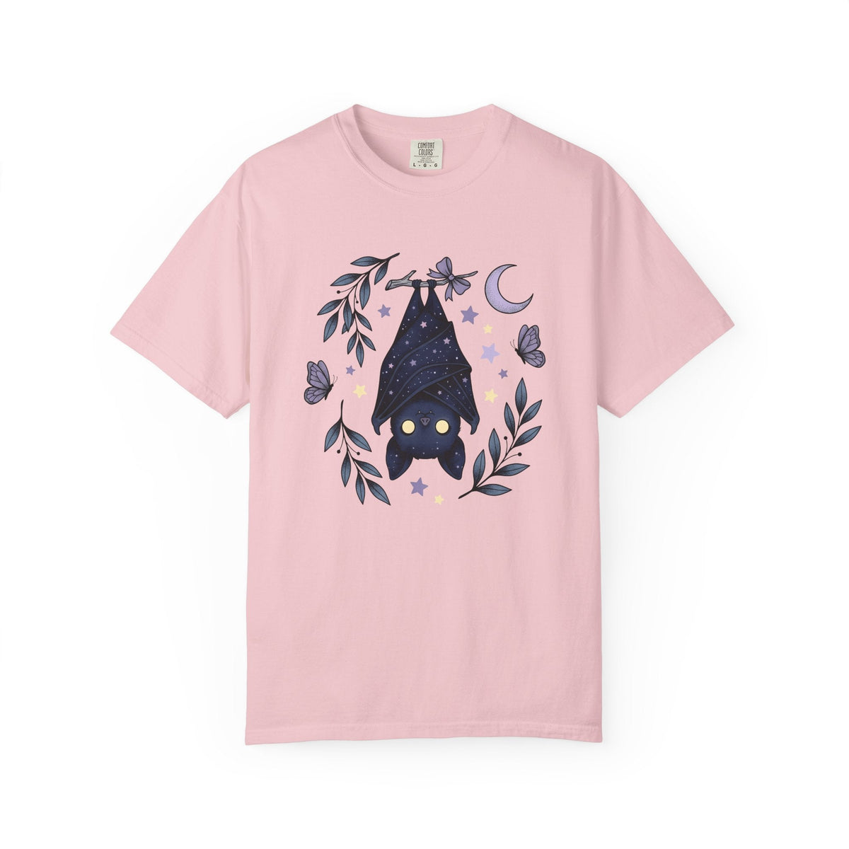 Cute Bat Shirt Boho Chic Gothic Unisex Gift Whimsical Tee product image 3
