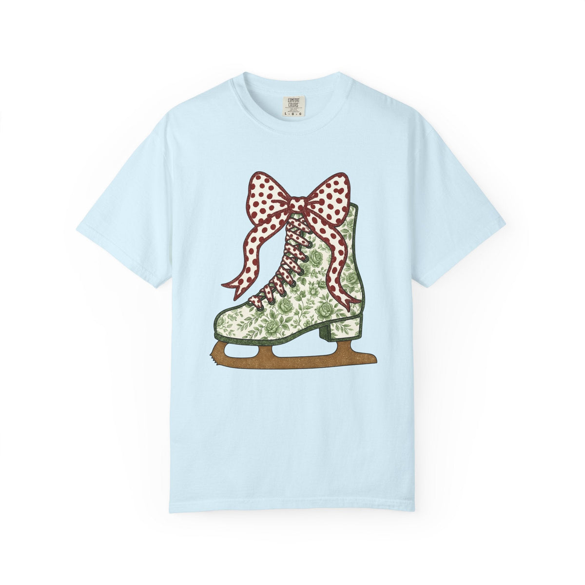 Ice Skating Shoe Shirt Christmas Frost Unisex Gift Nostalgic Tee Skate T-Shirt