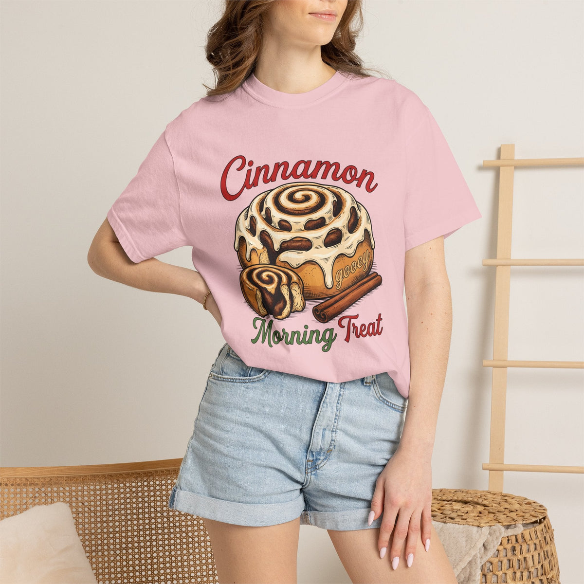 Cinnamon Roll Shirt Desserts Brunch Unisex Gift Sketch Tee product image 12