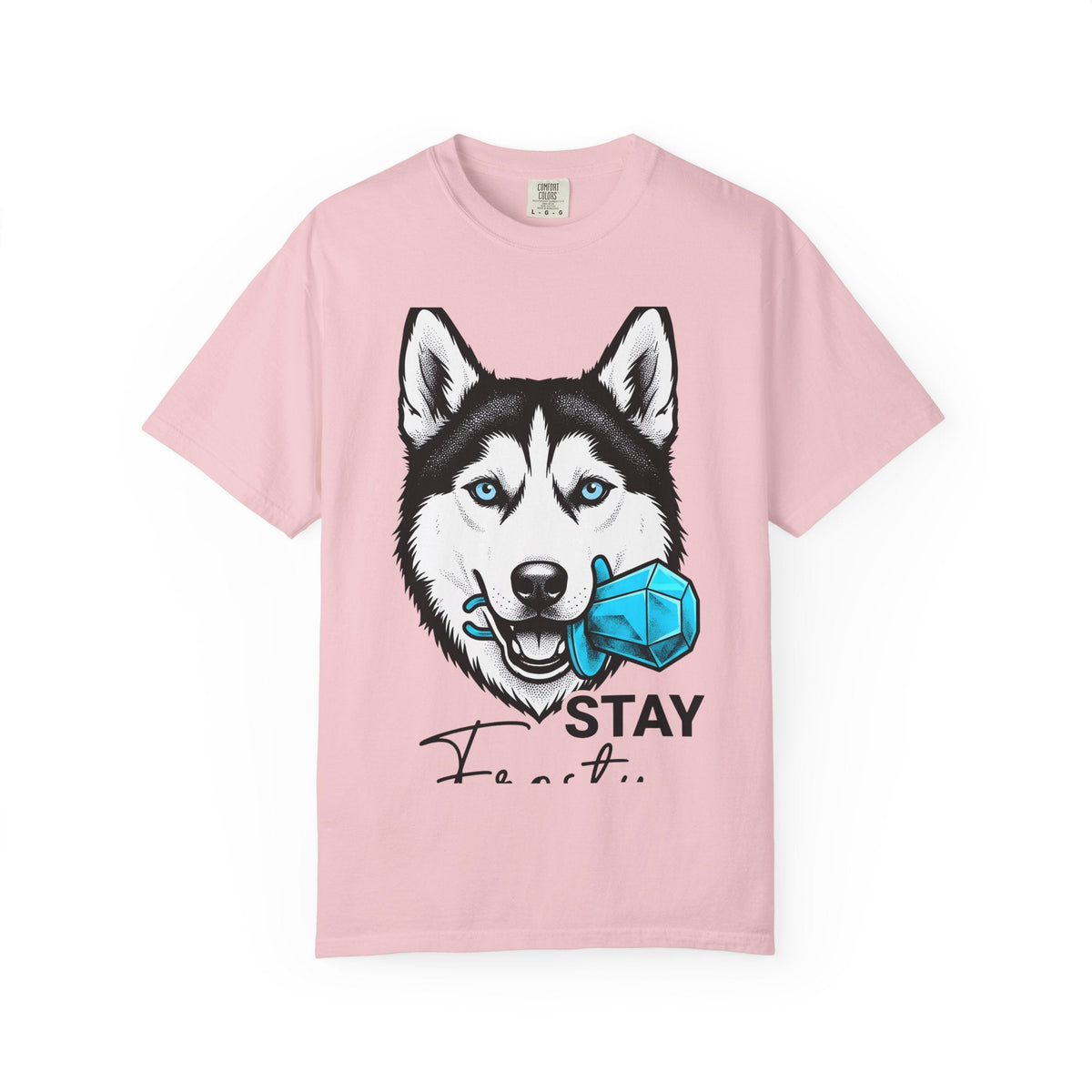 Husky Puppy Shirt Dog Wildlife Unisex Gift Old School Tee product image 3