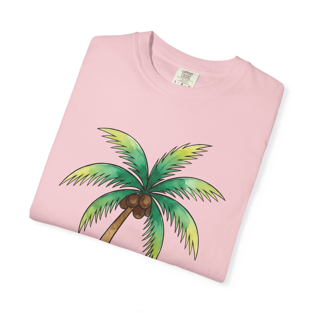 Palm Leaf Shirt Tropical Beach Unisex Gift Watercolor Tee product image 11