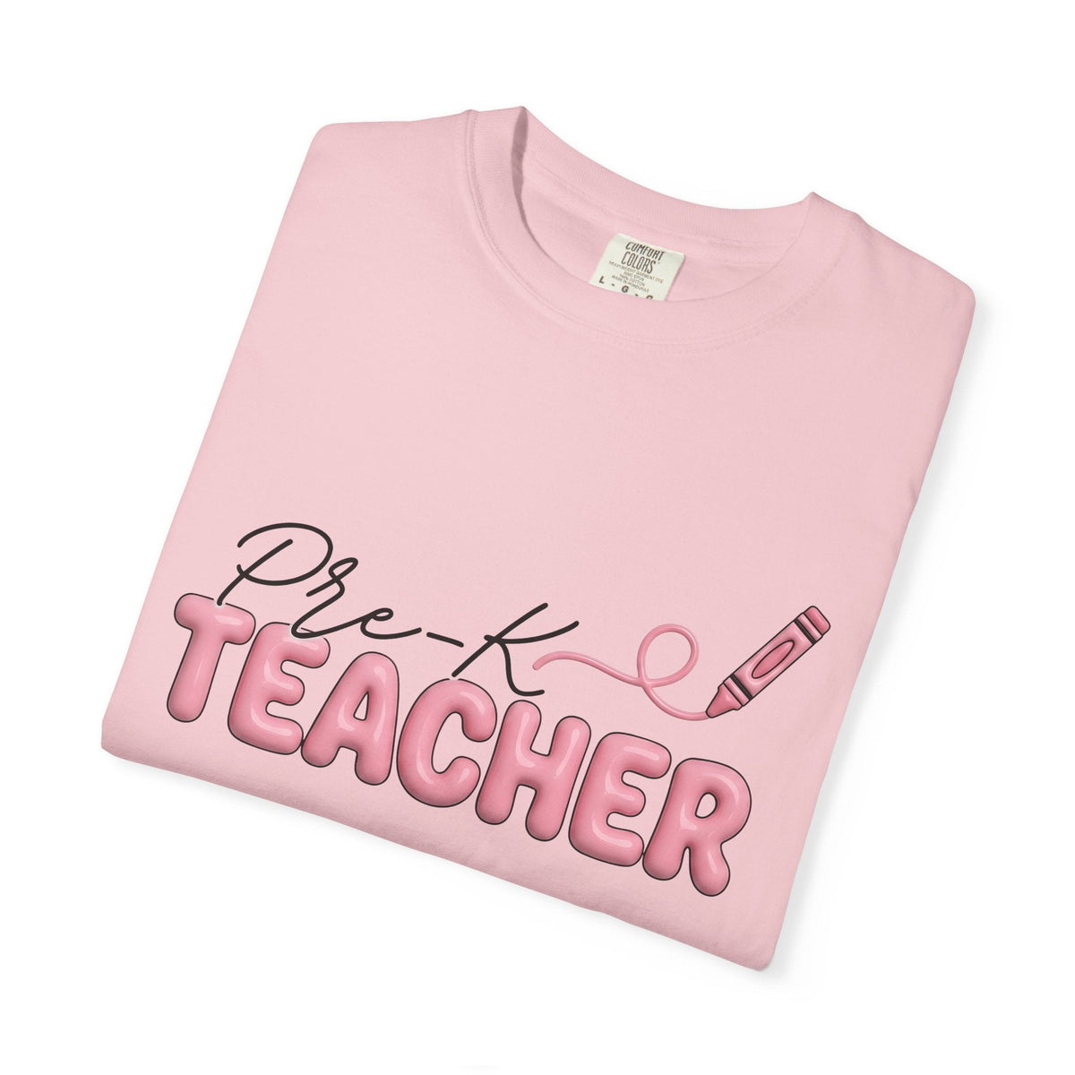 Crayon Illustration Shirt Teacher Education Gift Women Hand product image 11