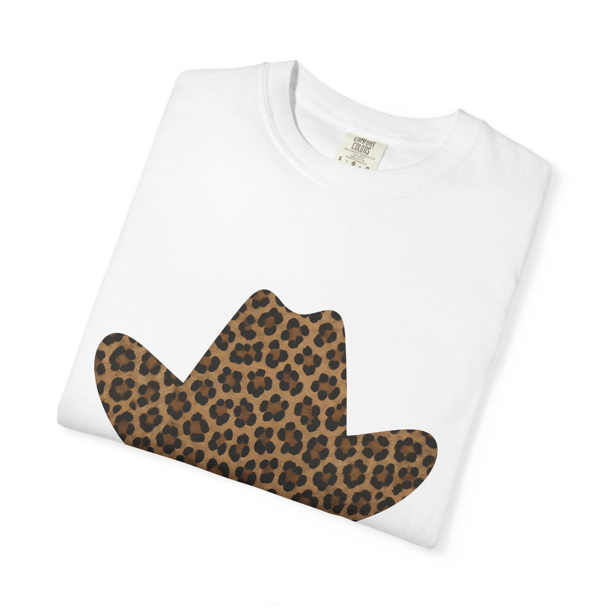 Spotted Cowboy Hat Shirt Animal Print Rustic Unisex Gift Graphic Tee Cowboy Hat