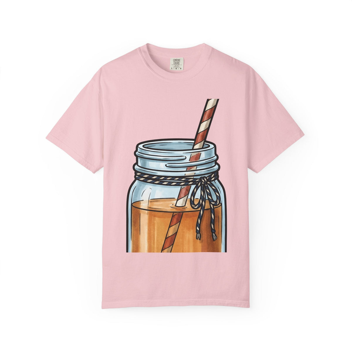 Mason Jar Cup Shirt America Holiday Unisex Gift Line Art Tee Mason Jar T-Shirt