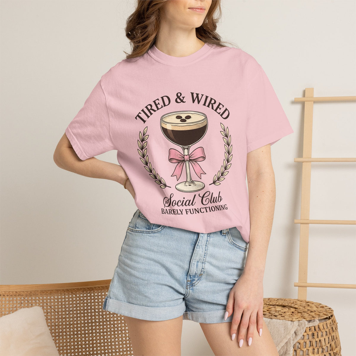 Coffee Cocktail Shirt Humor Unisex Gift Vintage Tee Drink product image 12