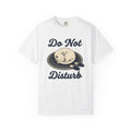 Napping Cat Shirt Cat Comfort Gift Women Retro Tee Kitten T-Shirt Cat Fan Vintage Tshirt Cozy Graphic Sketch House Shoes Tshirt