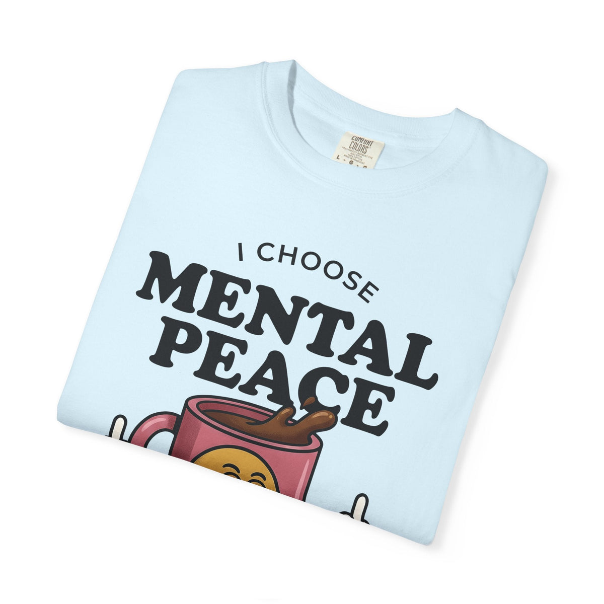Hot Coffee Character Shirt Coffee Gag Unisex Gift Line Art Tee Coffee T-Shirt