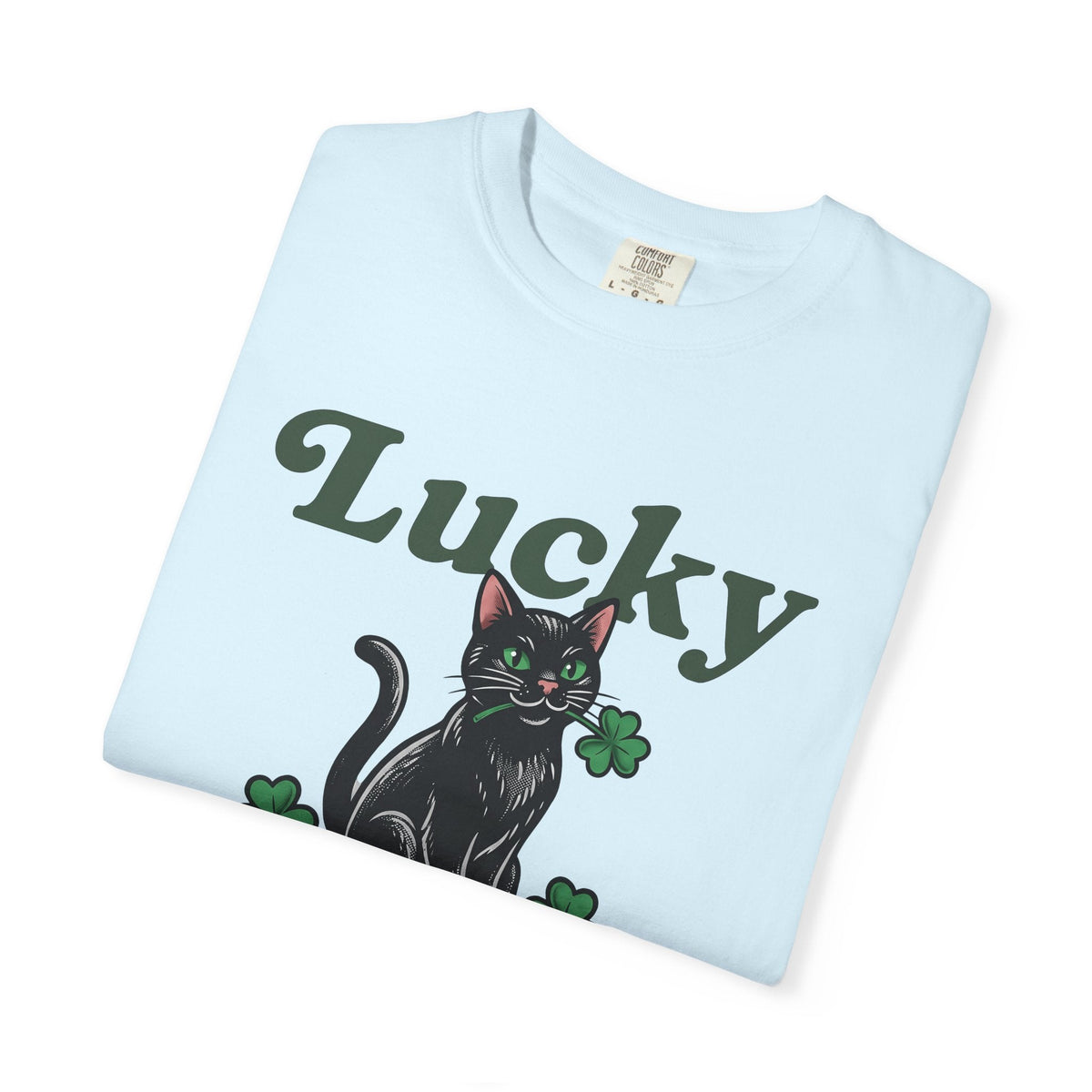 Black Cat Shirt St Patricks Day Kitty Unisex Gift Hand product image 8