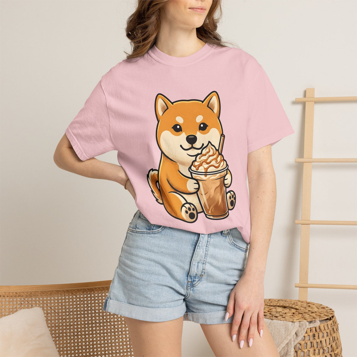 Shiba Inu Espresso Shirt Coffee Pet Unisex Gift Anime Tee product image 12