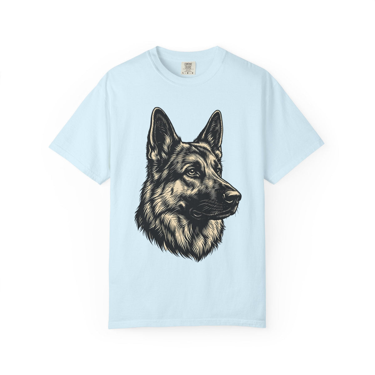 German Shepherd Shirt Dog Companion Unisex Gift Outline Tee product image 2