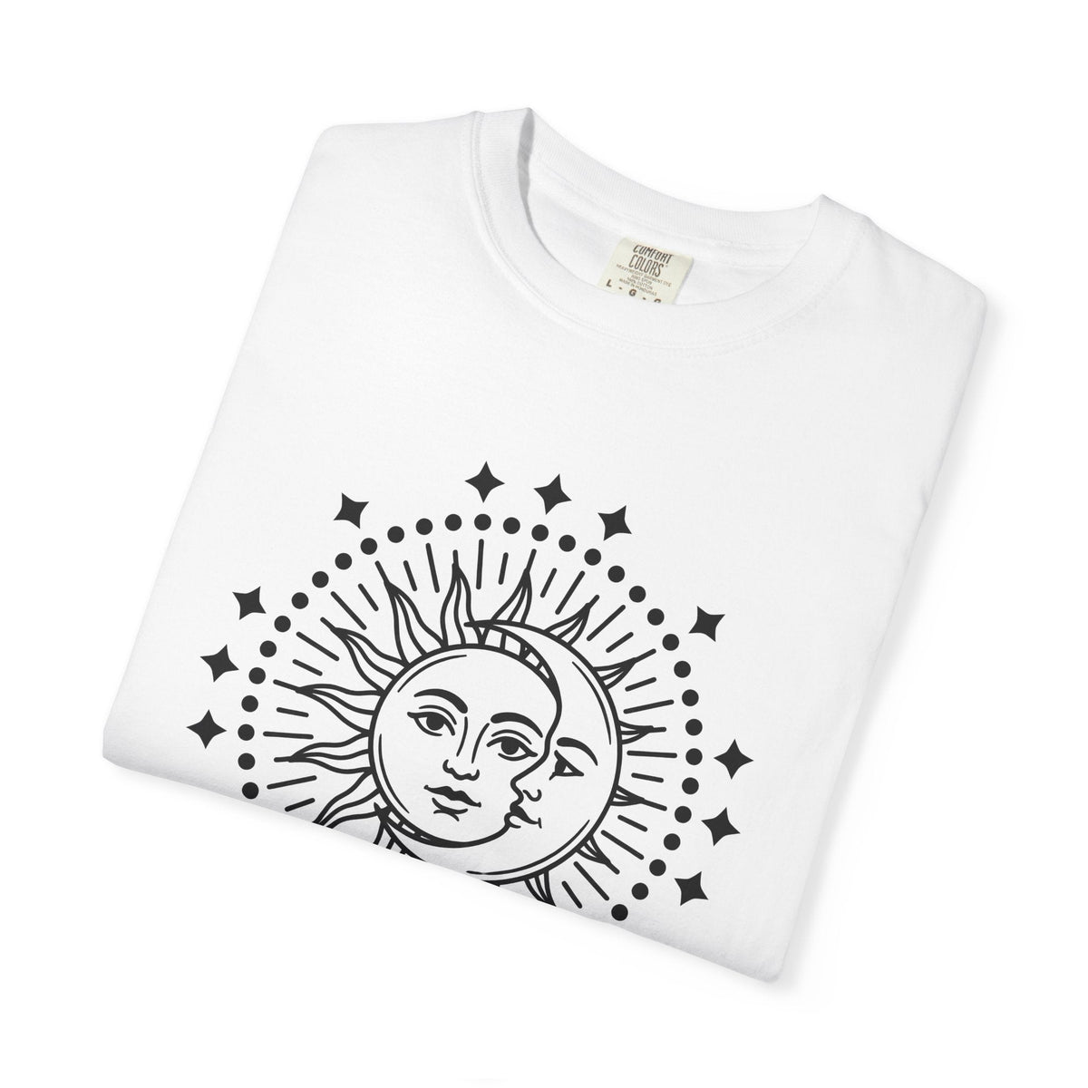 Sun Moon Faces Shirt Boho Chic Cosmos Unisex Gift Fantasy product image 5