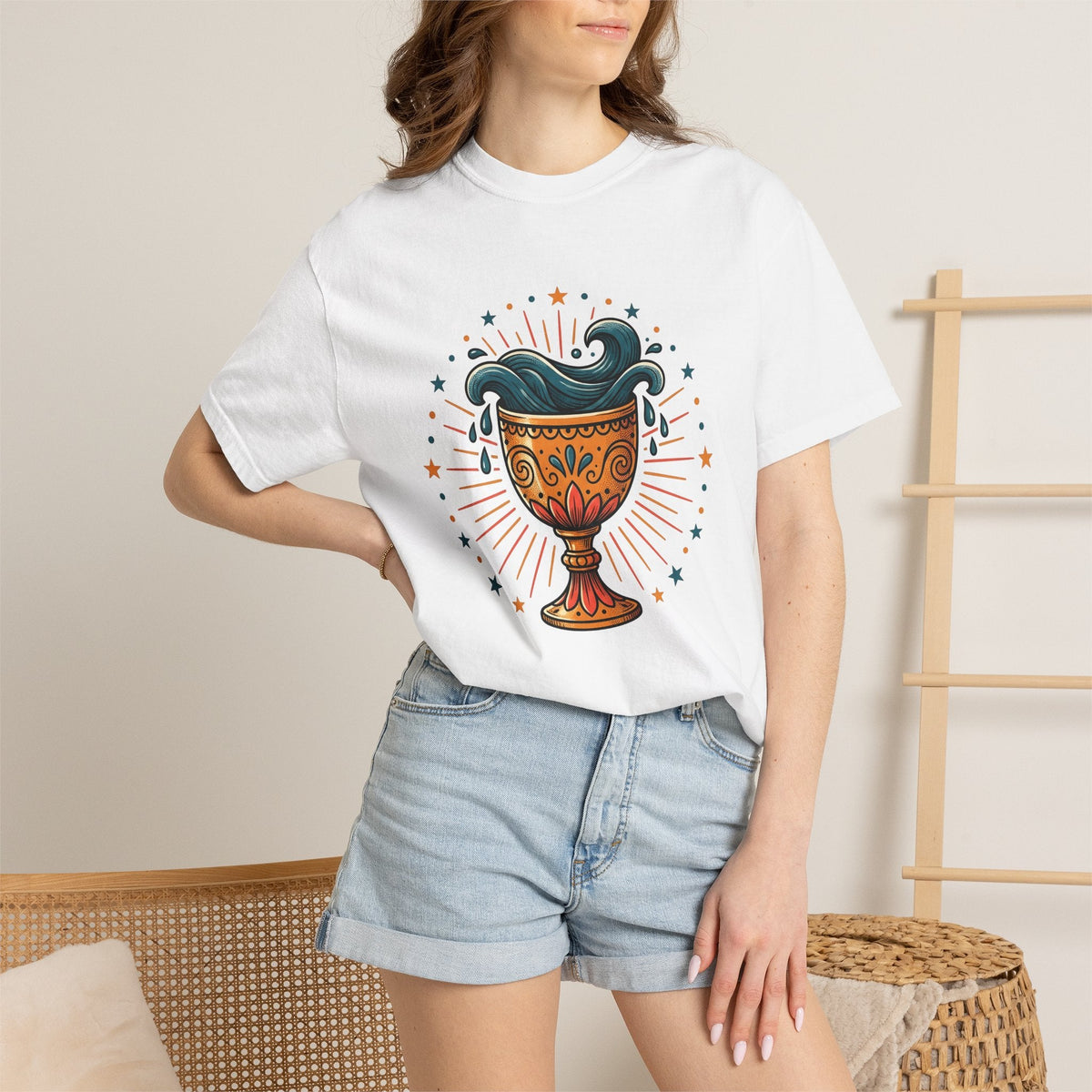 Decorative Goblet Shirt Boho Chic Occult Gift Women Hippie product image 6