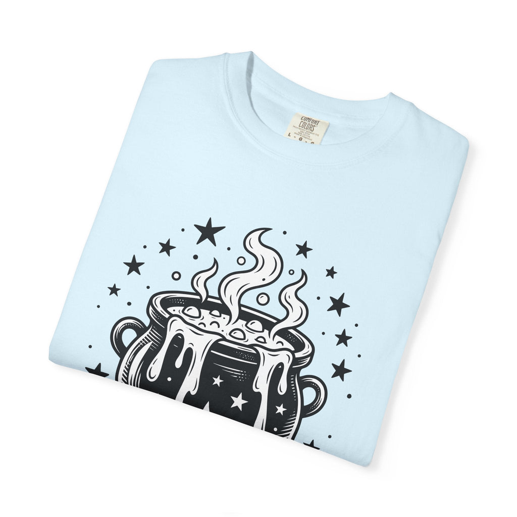 Witch Cauldron Shirt Halloween Unisex Gift Hand Drawn Tee product image 8