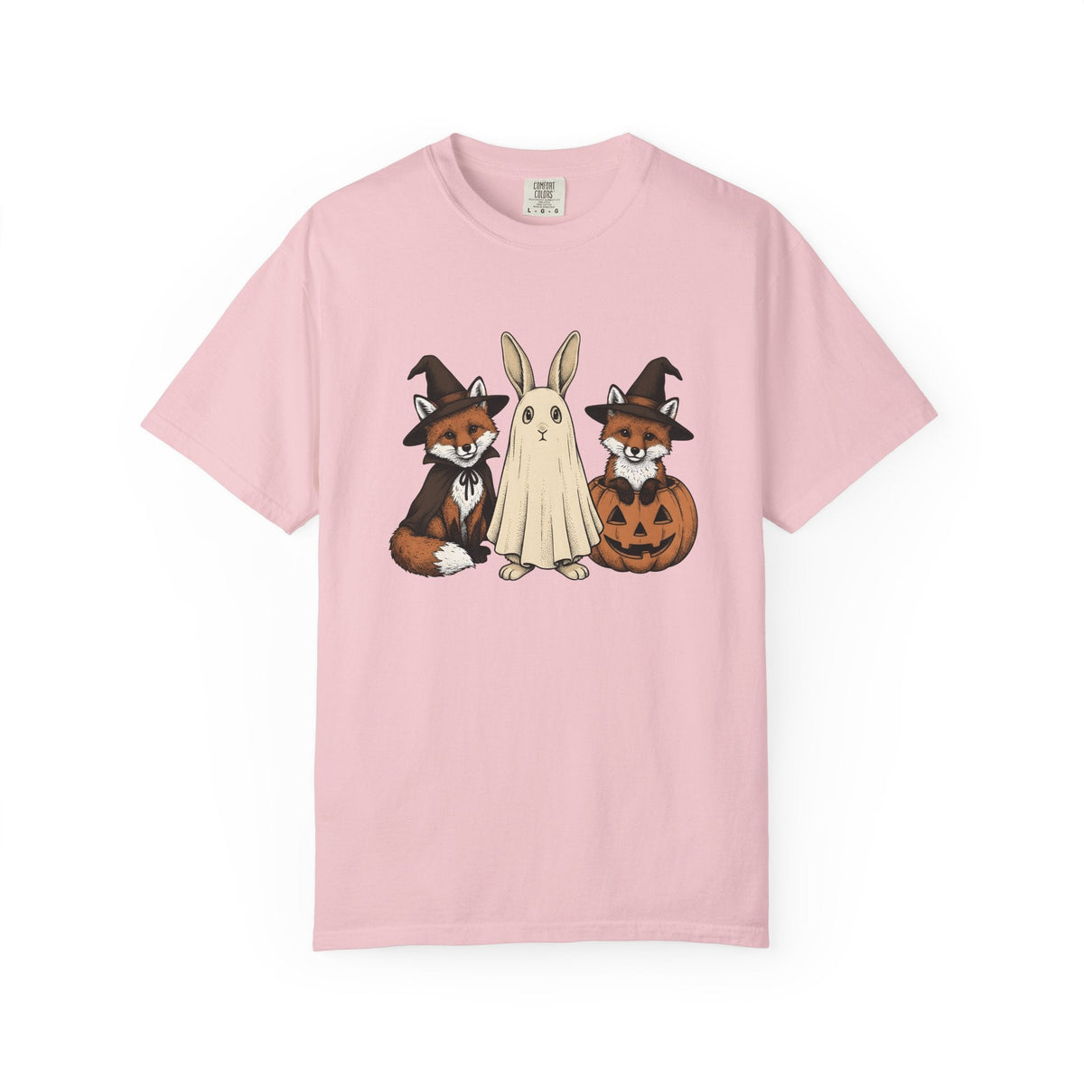 Autumn Animals Line Art T-Shirt – Fall Thanksgiving Harvest product image 3