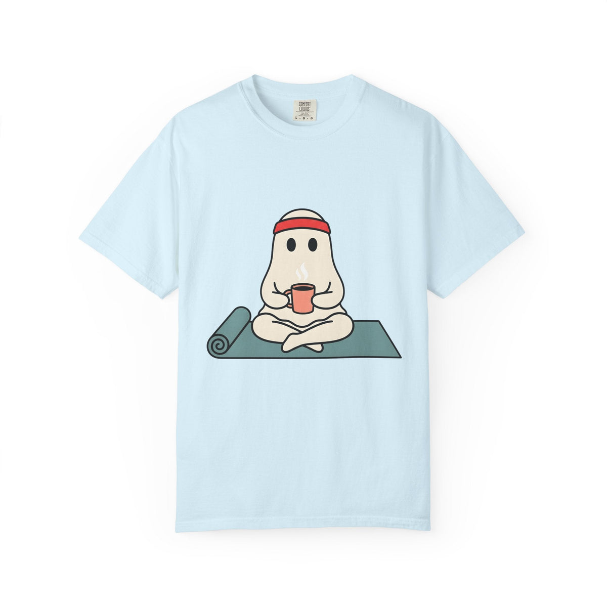 Ghost Coffee Shirt Mom Yoga Gift for Women Cute Tee T-Shirt product image 2