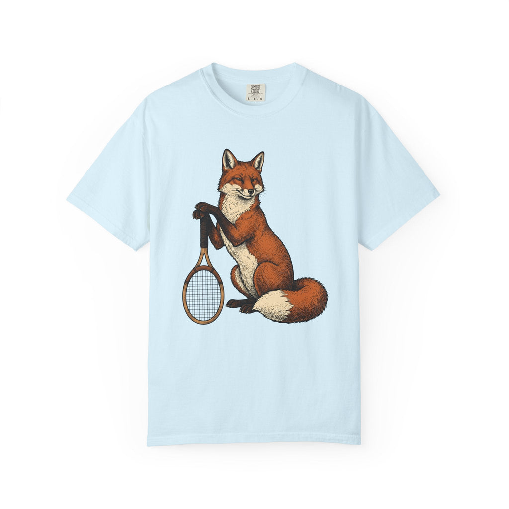 Fox Tennis Racquet Shirt Sports Fauna Unisex Gift Old product image 2