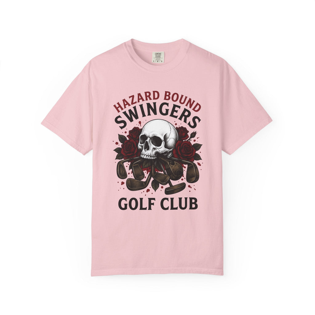 Skull Rose Golf Clubs Shirt Fun Unisex Gift Illustrative Tee product image 3