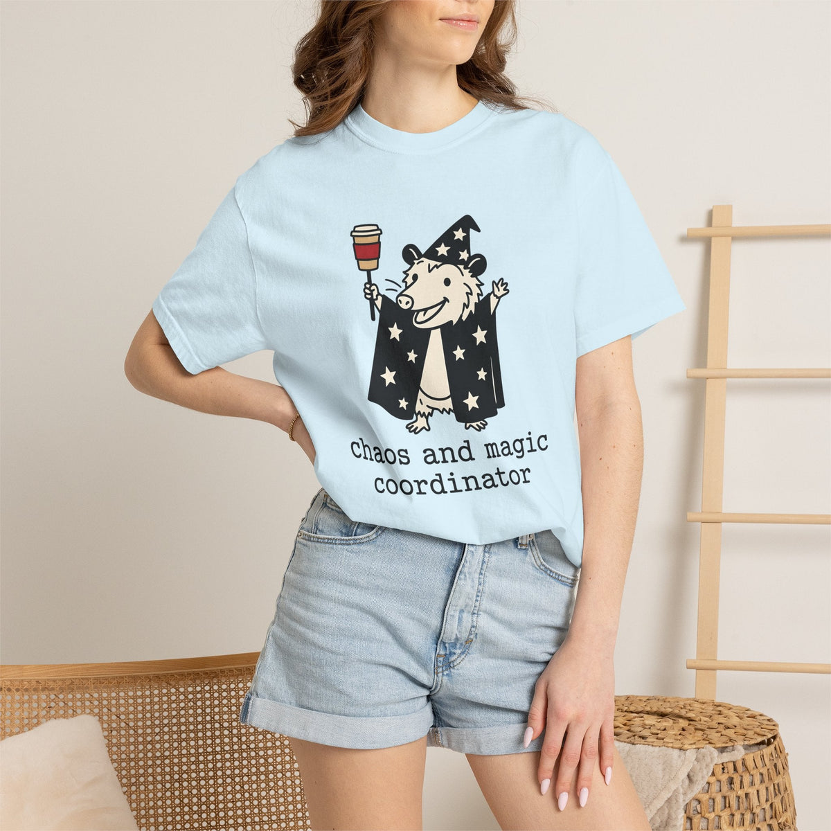Opossum Wizard Shirt Nurses Satire Unisex Gift Caricature product image 9