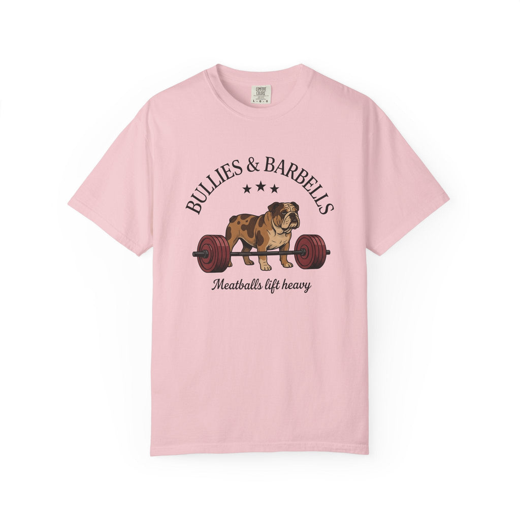 Bulldog Barbell Shirt Sports Fitness Unisex Gift Cartoon product image 3