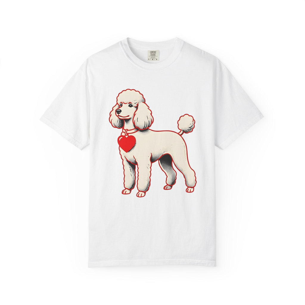 Poodle Dog Shirt Pet Care Unisex Gift Animated Tee T-Shirt product image 1