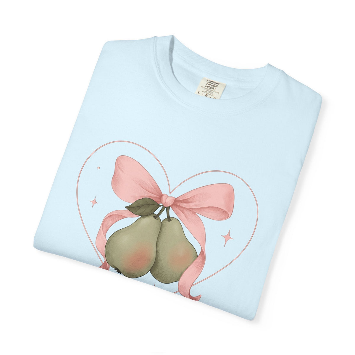 Pear Bow Shirt Cute Fruit Unisex Gift Kawaii Tee T-Shirt product image 8