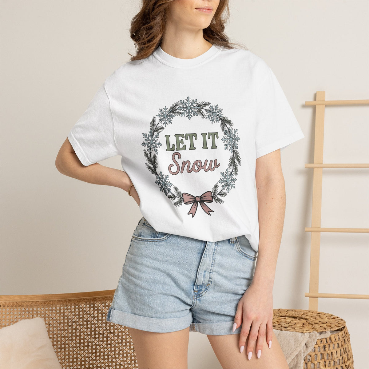 Snowflake Ring Shirt Christmas Cold Unisex Gift Cartoon Tee Jewelry T-Shirt Xmas