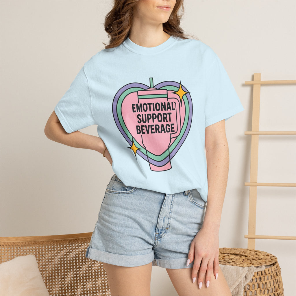 Insulated Cup Shirt Coffee Wellness Unisex Gift Soft Colors Tee Tumbler T-Shirt