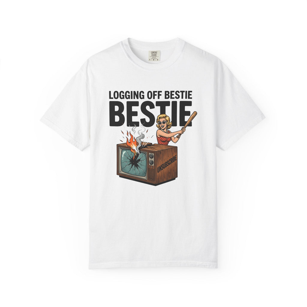 Retro Woman Tv Shirt Friendship Humor Gift Women Pop Art product image 1
