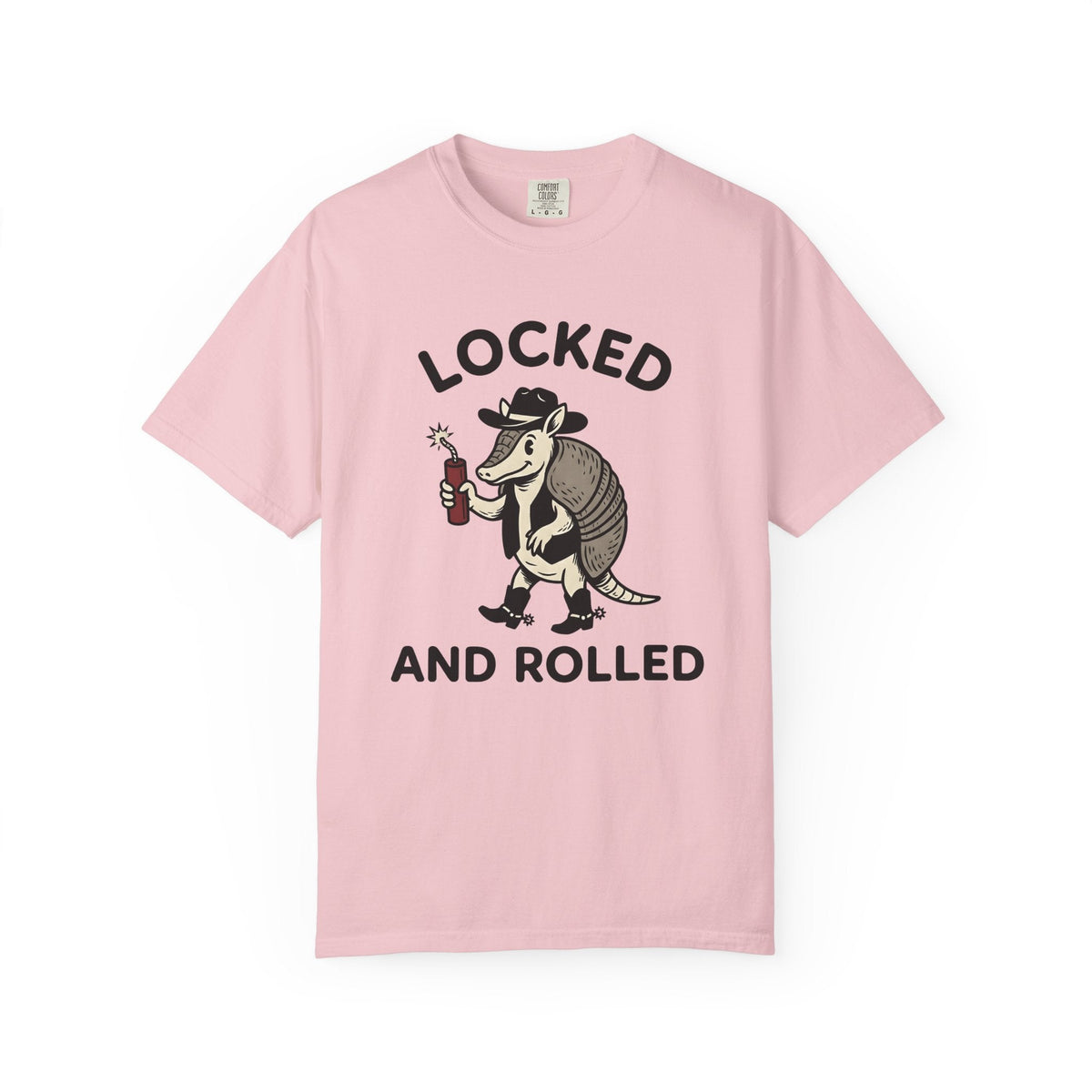 Armadillo Cowboy Shirt Funny Animal Unisex Gift Cartoon Tee product image 3