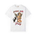 Heavenly Cat Shirt Guardian Unisex Gift Old School Tee product image 1
