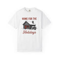 Log Cabin Shirt Christmas Winter Unisex Gift Vintage Tee product image 1